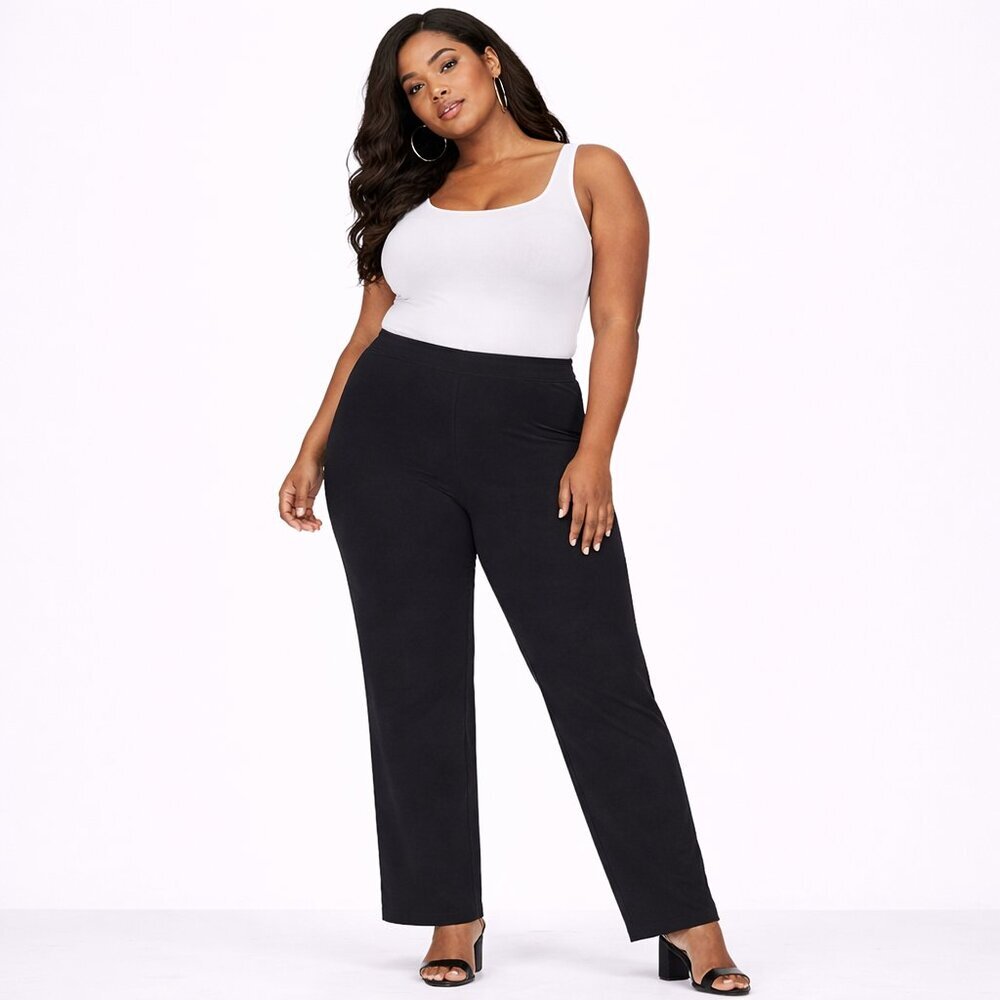 Veneza women's jeans pants stretchy bling sides zipper front black Size: 20